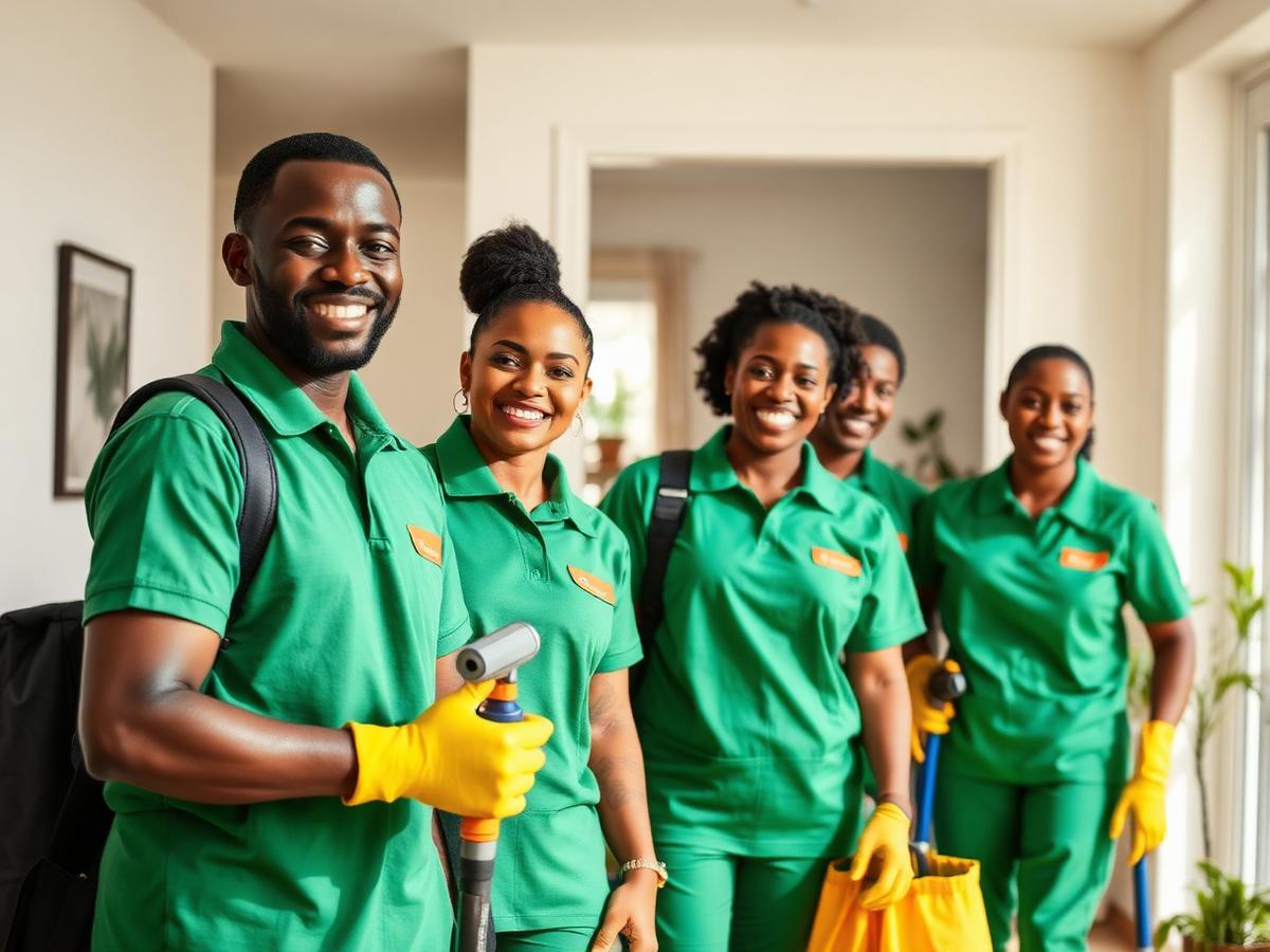 Palm Cleaners TZ professional cleaning team
